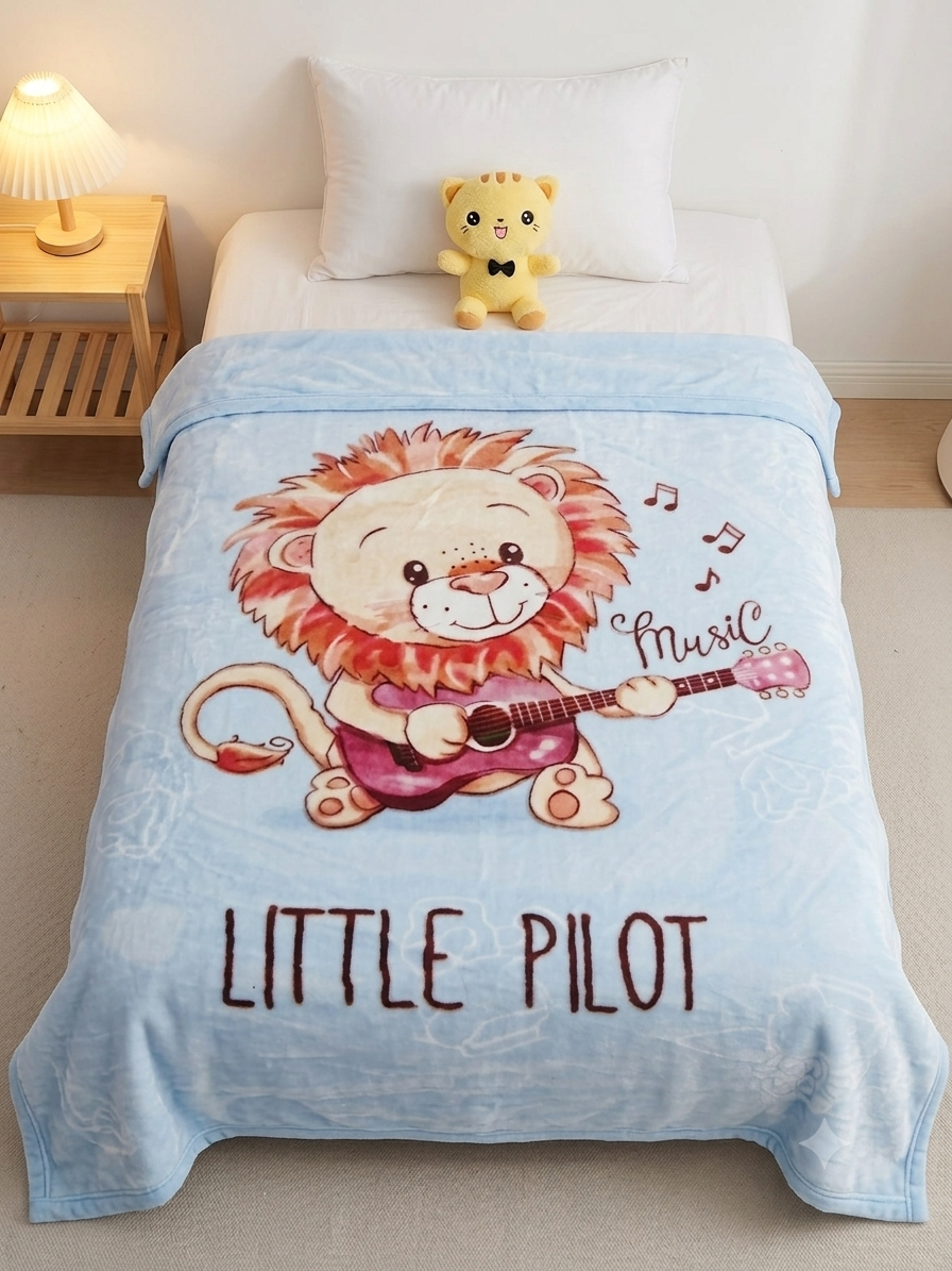 Baby Blanket — Little Pilot (Blue)