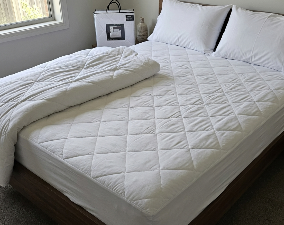 Quilted Mattress Protector — Single